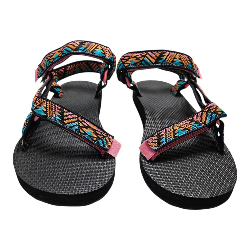 TEVA Women's 9 Original Universal Hiking Sandals 1003987 Boomerang Pink Aztec - Picture 4 of 7